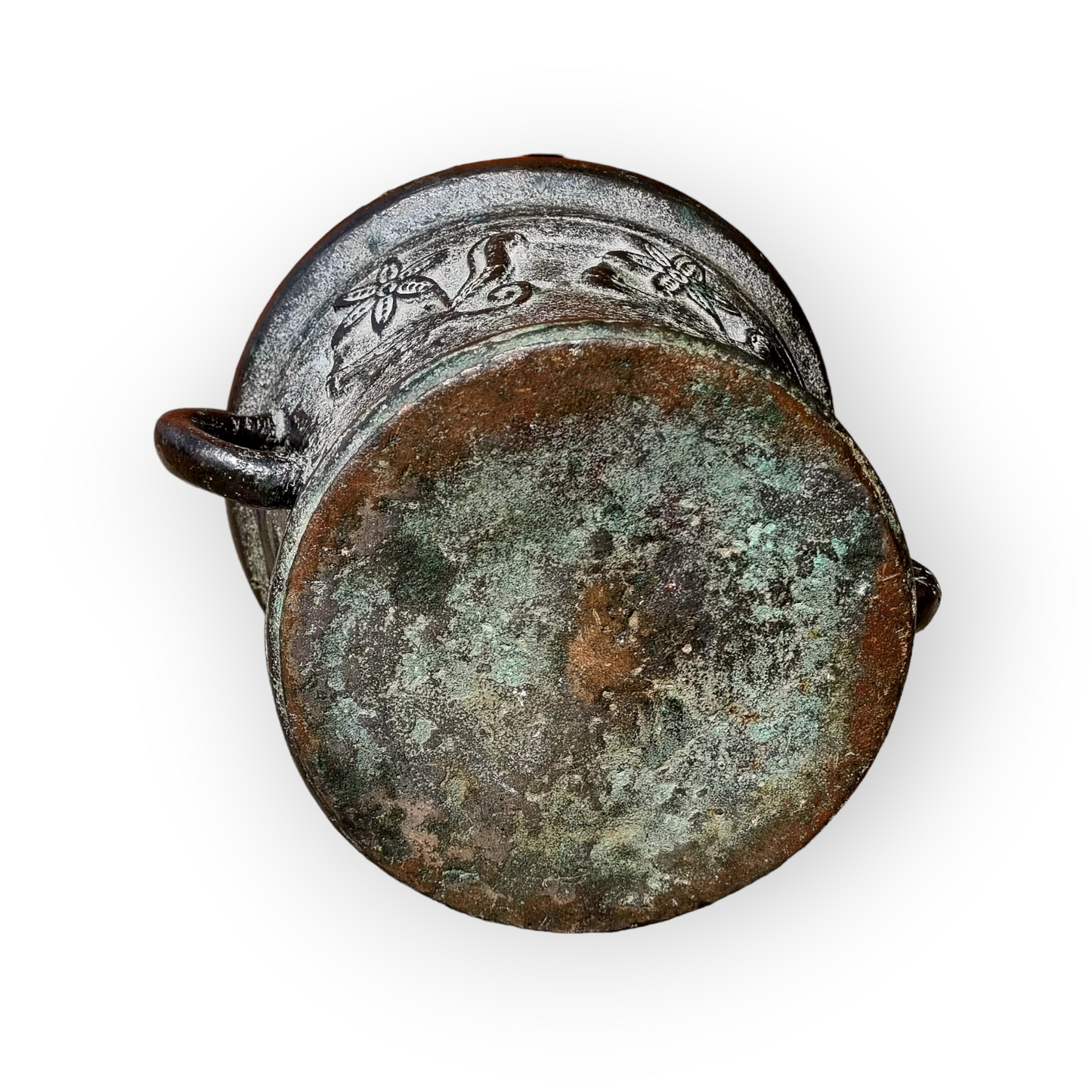 Large Mid 17th-century English Antique Bronze Mortar Attributed To The London "Unidentified" Foundry