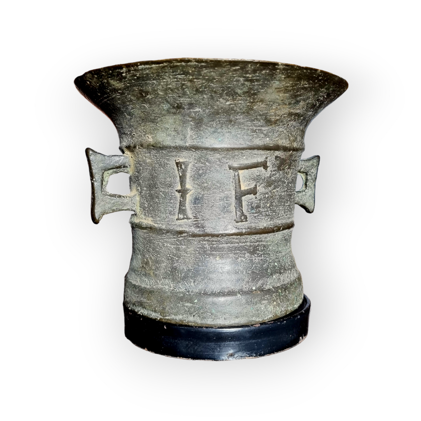 Large Mid 17th-century English Antique Bronze Mortar Dated "1649" - Bearing The Mark Of Thomas Sturton I (fl.1630-1658), Sturton Foundry, Somerset, England