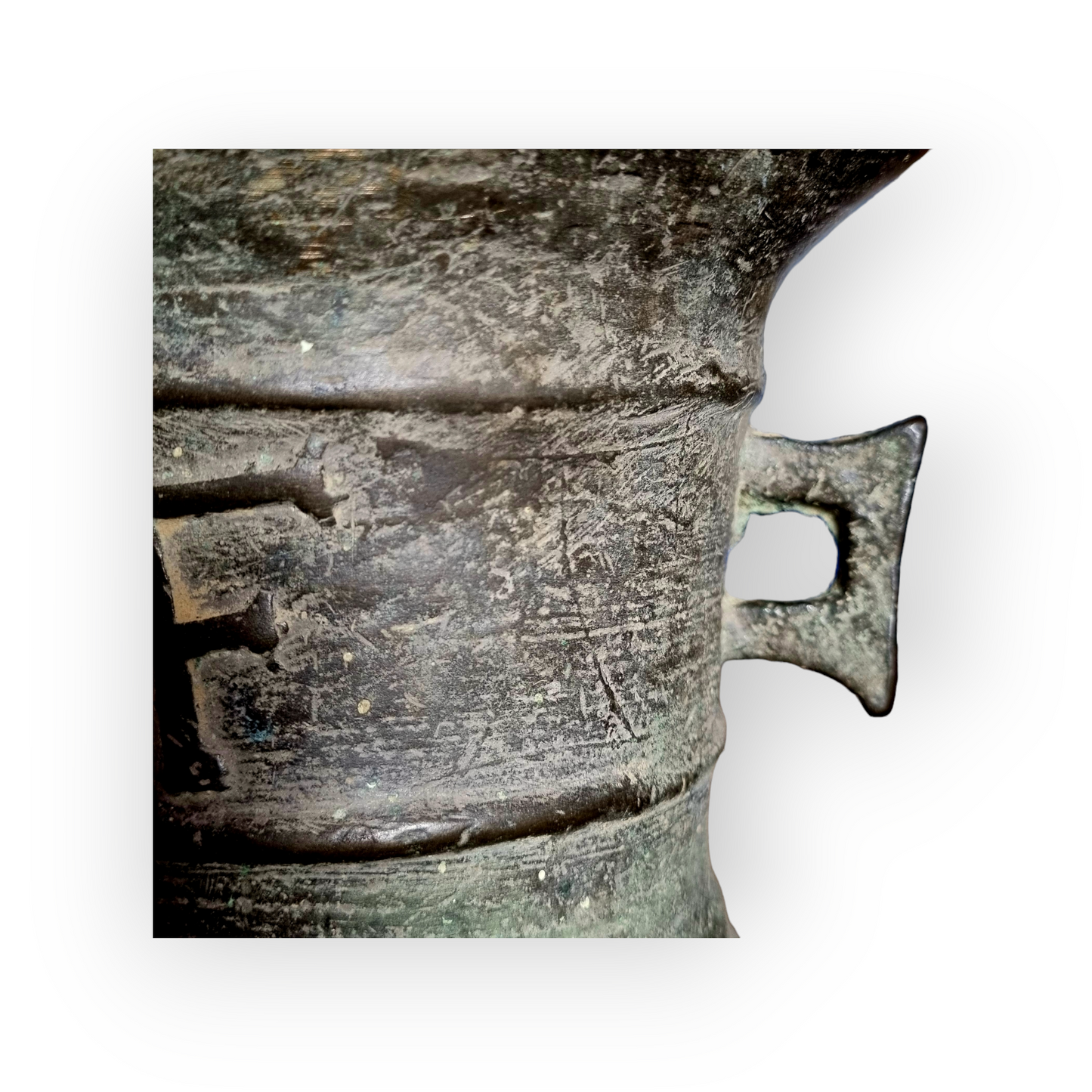 Large Mid 17th-century English Antique Bronze Mortar Dated "1649" - Bearing The Mark Of Thomas Sturton I (fl.1630-1658), Sturton Foundry, Somerset, England