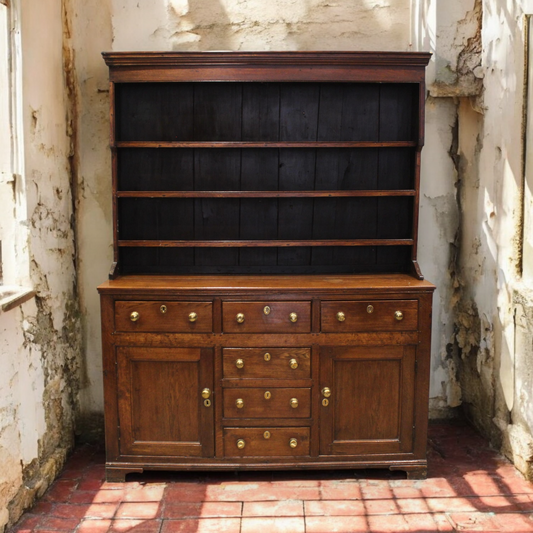 Late 18th-Century, George III Period, Welsh Antique Oak Dresser