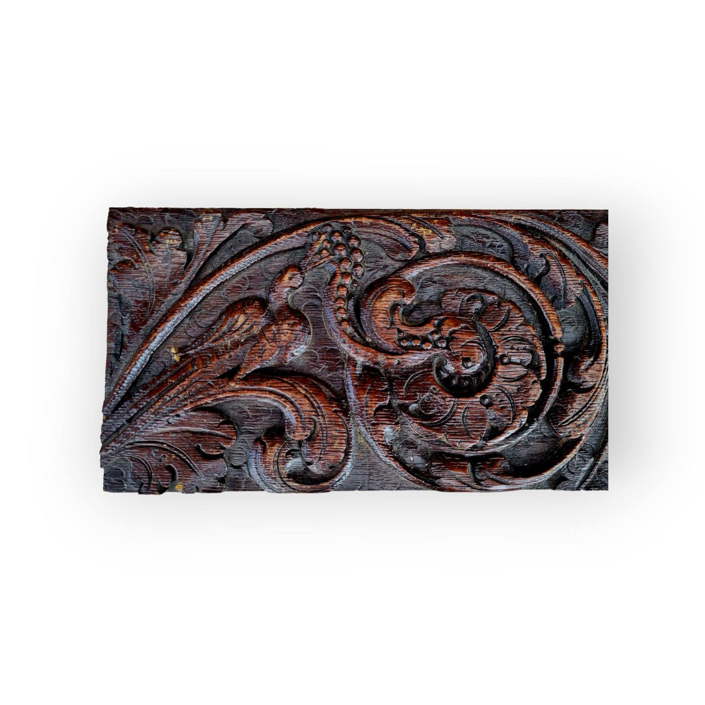 Pair of Early 17th Century Antique Carved Oak Panels