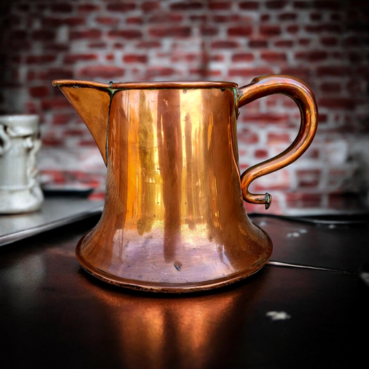 A Large 19th-Century Antique Copper Jug / Pitcher