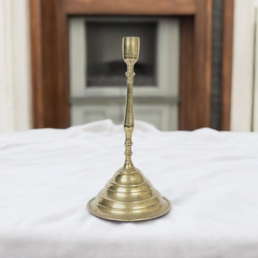 16th-Century Antique Brass Candlestick