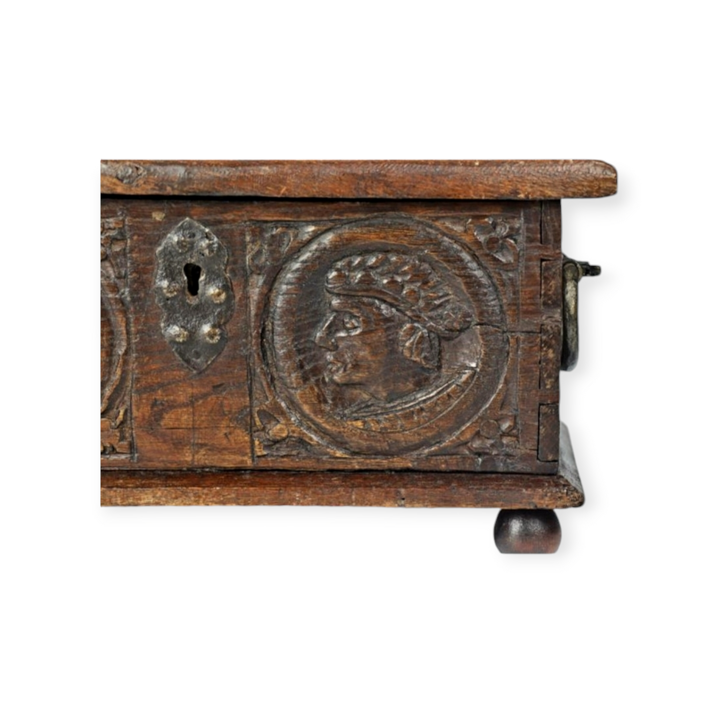 Diminutive 16th-Century French Antique Marriage Chest / Table Box