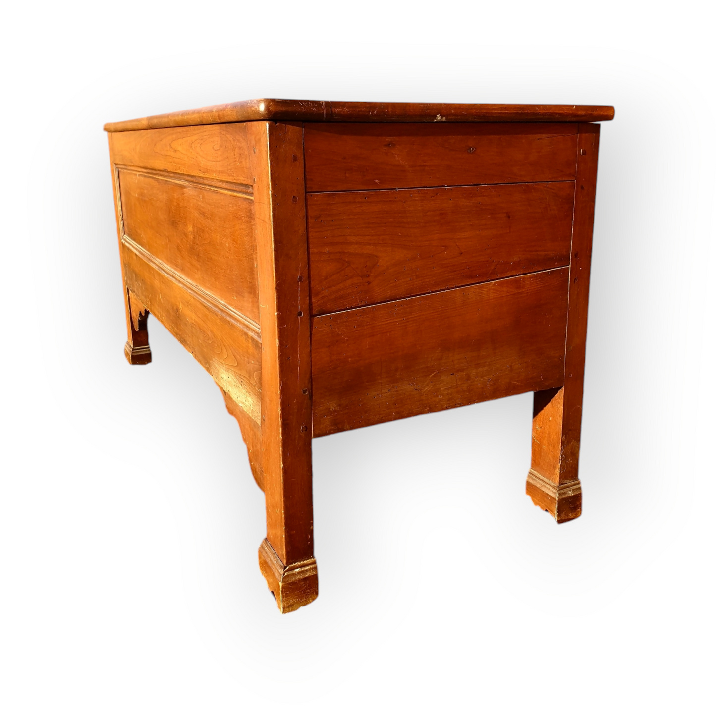 18th-Century French Antique Chestnut Chest / Dough Bin - Ideal For Storage