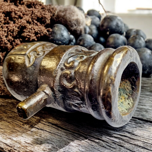 Rare 17th-Century Continental Antique Bronze Miniature Mortar Cannon, Possibly Made As A Child's Toy