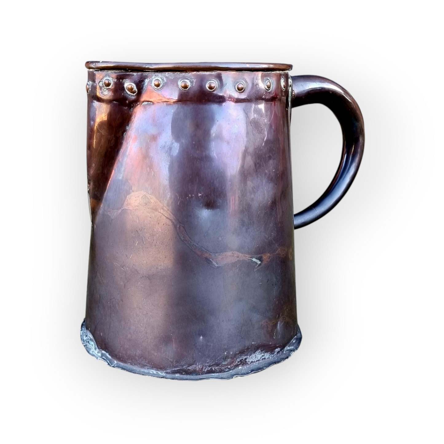 Late 18th-Century English Antique Copper Jug / Pitcher / Ewer