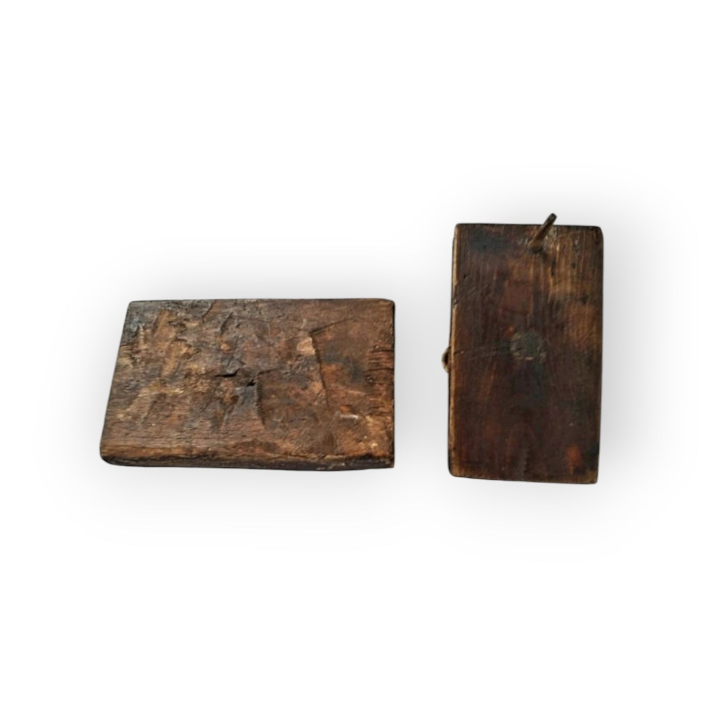 Mid 18th-Century Italian Antique Carved Treen Memento Mori Book Box