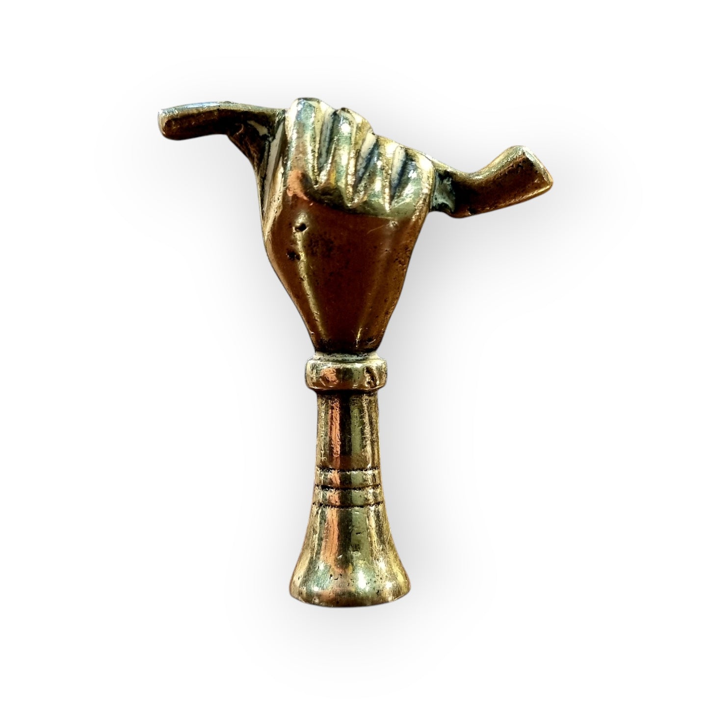 Early 19th-Century English Antique Brass Pipe Tamper