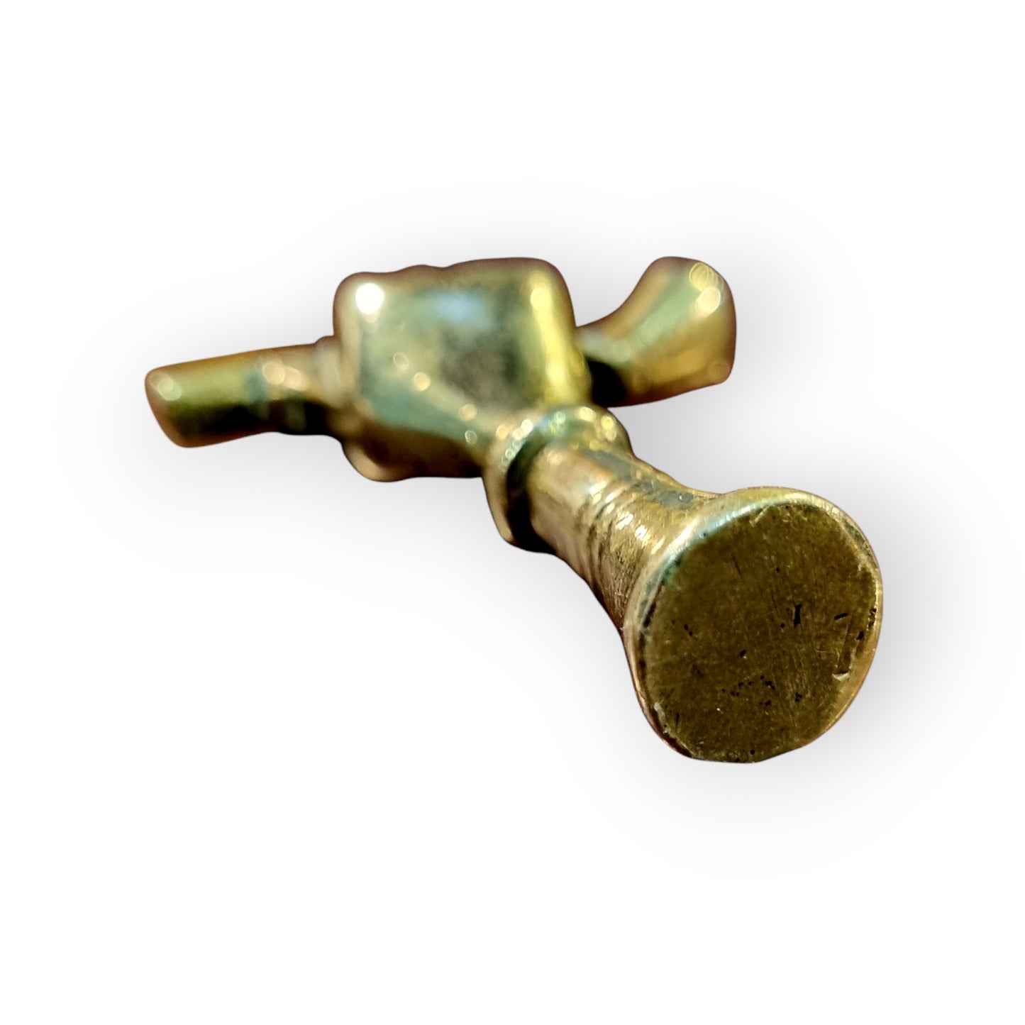 Early 19th-Century English Antique Brass Pipe Tamper