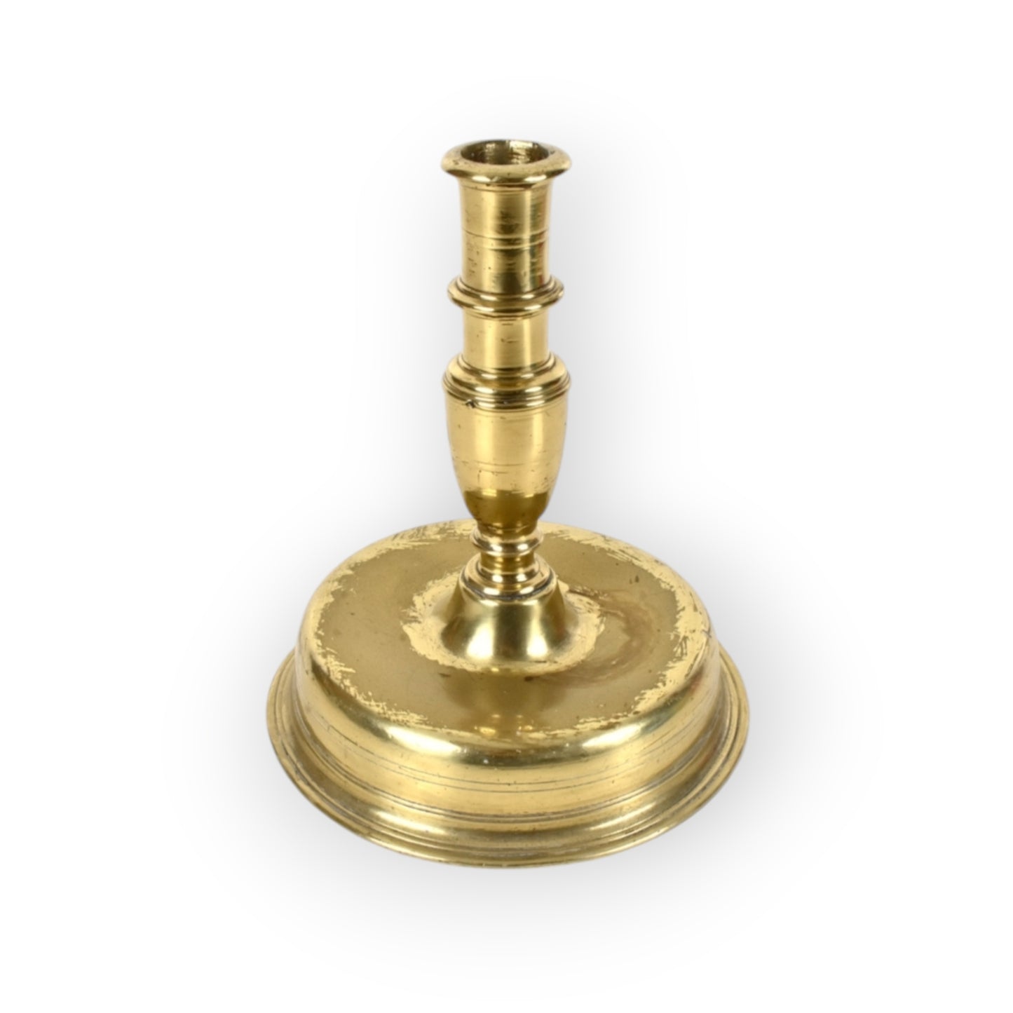 Early 17th Century Continental Antique Brass Candlestick, circa 1600