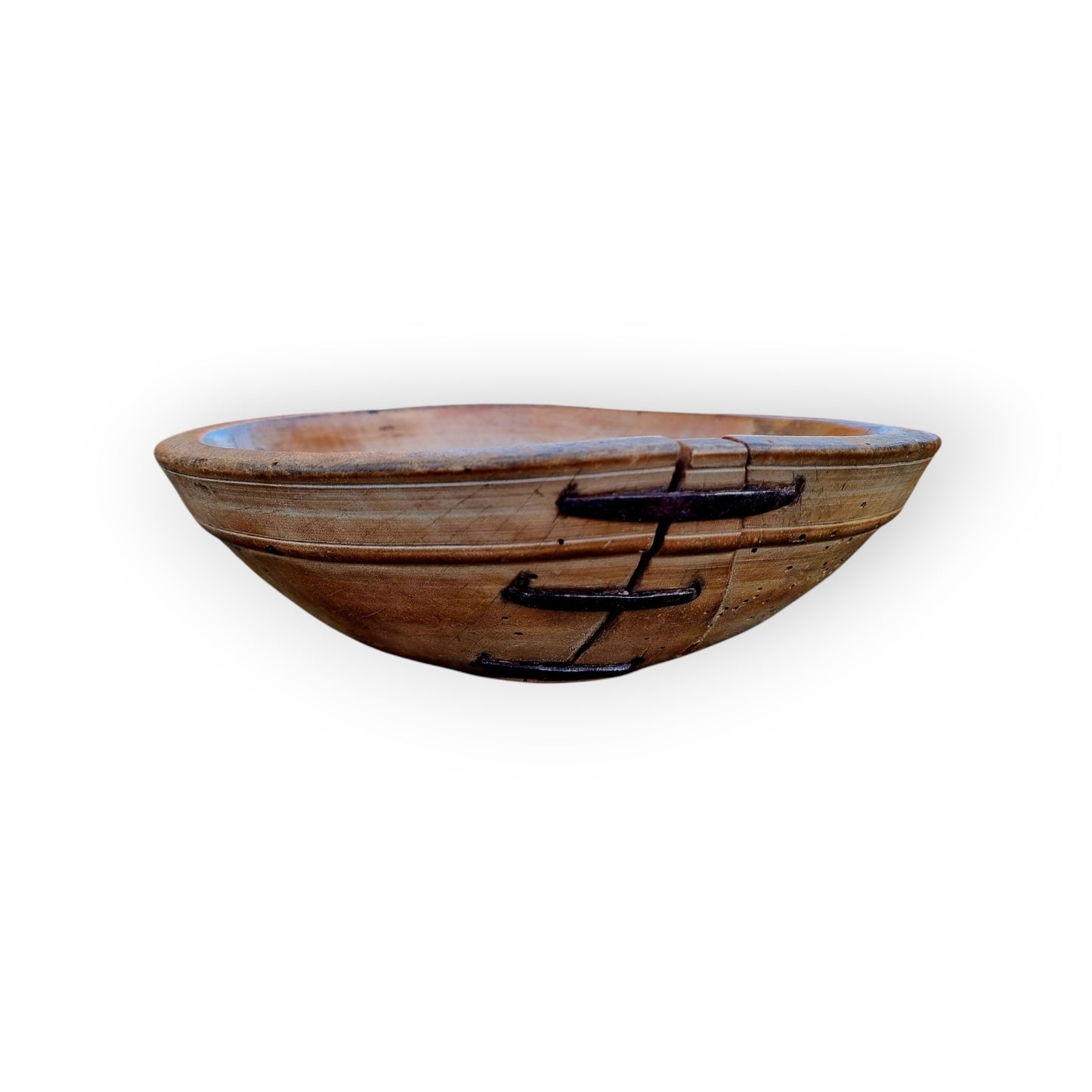 Late 18th-Century English Antique Wooden / Sycamore Dairy Bowl