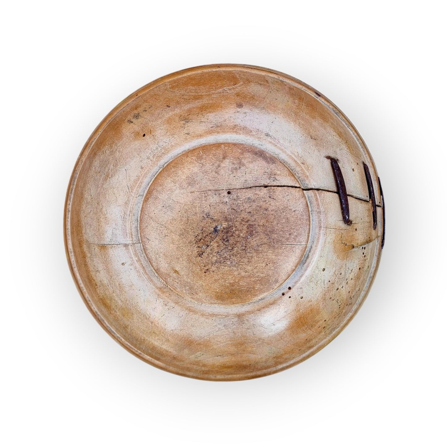 Late 18th-Century English Antique Wooden / Sycamore Dairy Bowl