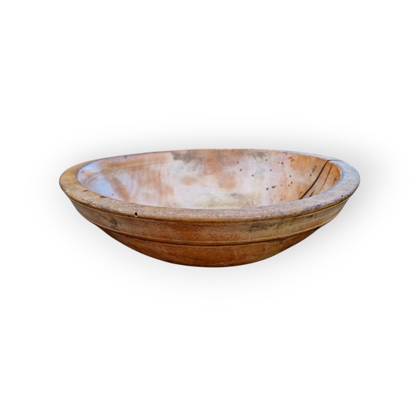 Late 18th-Century English Antique Wooden / Sycamore Dairy Bowl