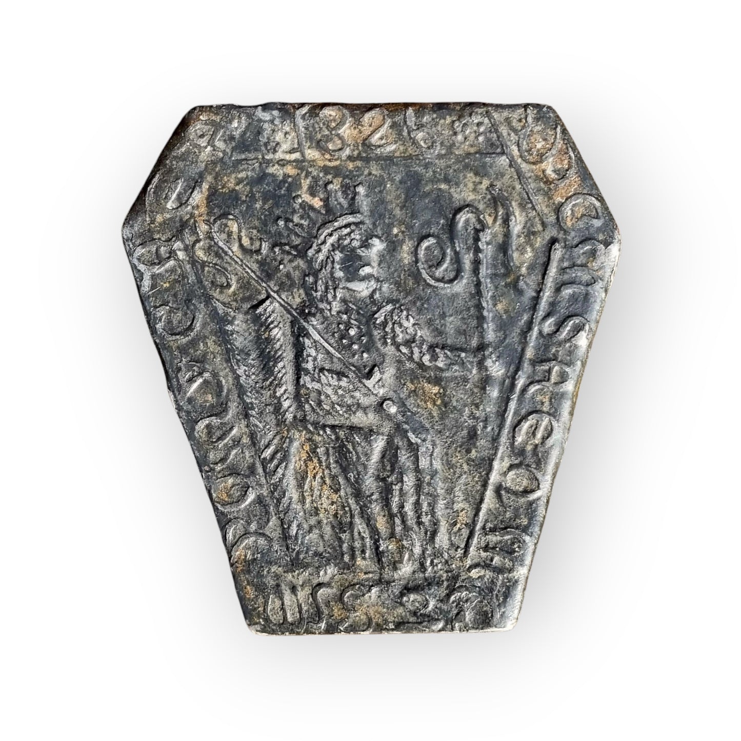 A Mid-19th Century English Antique "Billy & Charley"/ Shadwell Forgeries Antique Lead/Pewter Badge