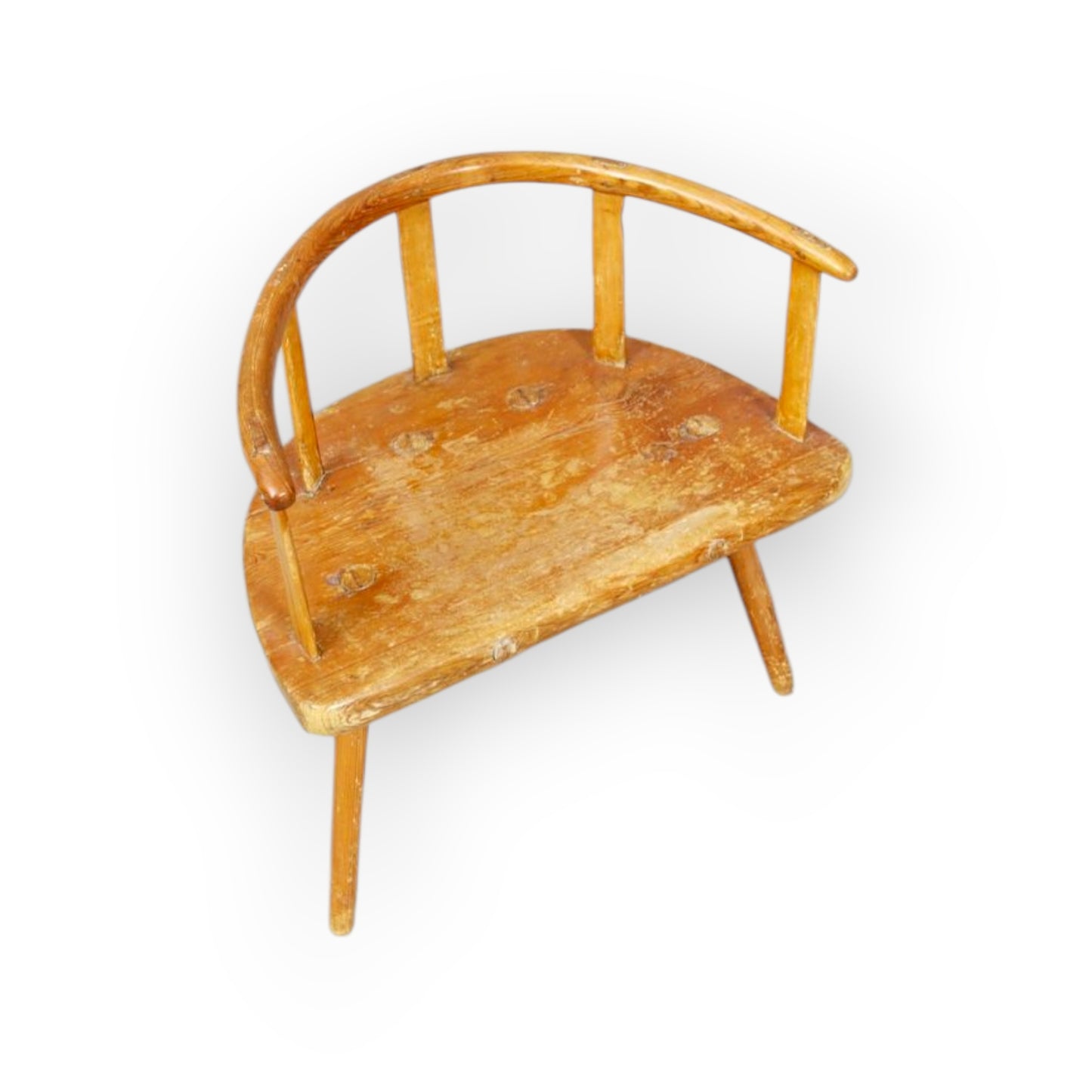 Late 18th-Century Rustic Antique Armchair