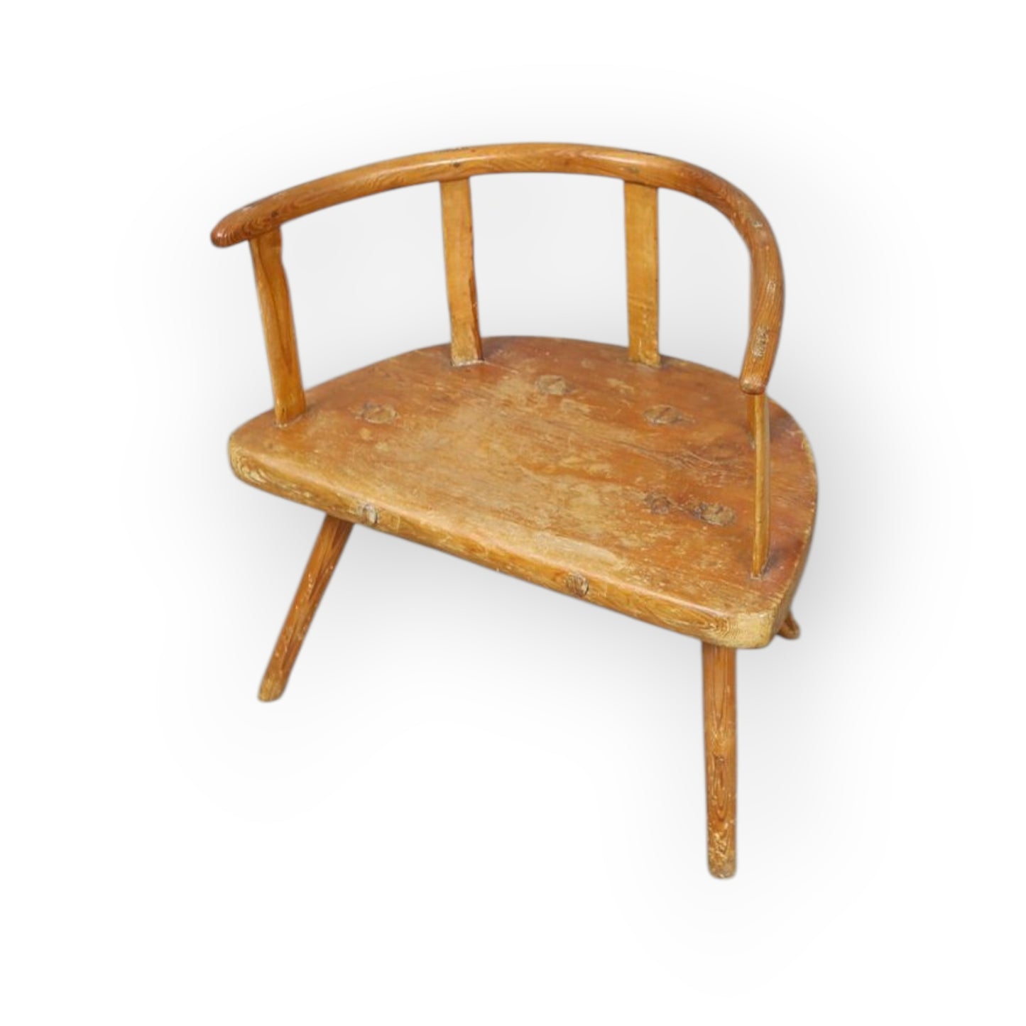 Late 18th-Century Rustic Antique Armchair
