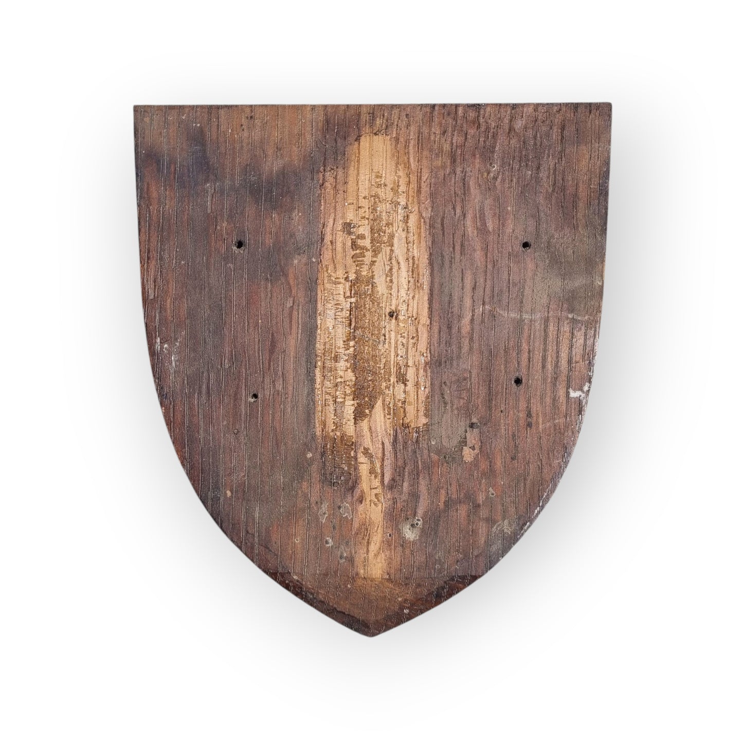 A Small 19th-Century English/French Antique Carved Oak Armorial Panel