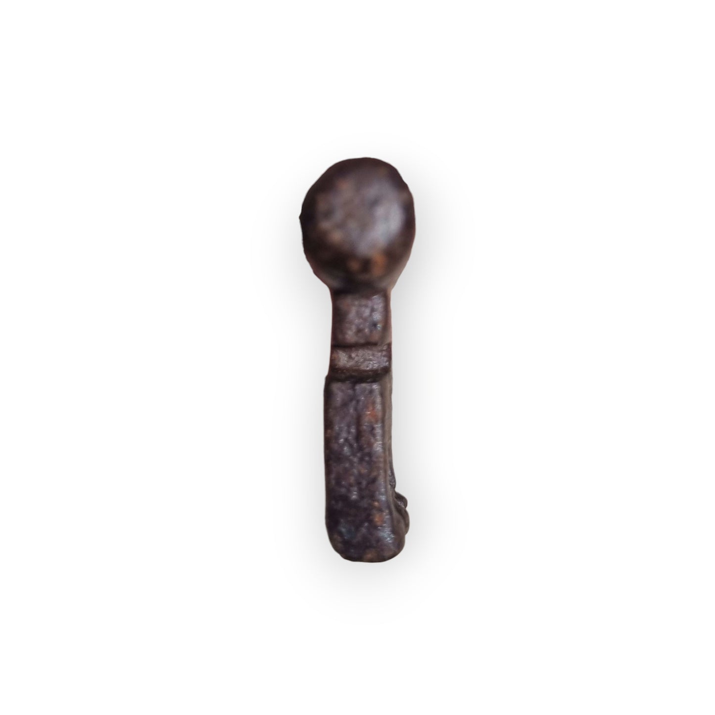 Large Early 18thC Antique Iron Skeleton Key / Door Key