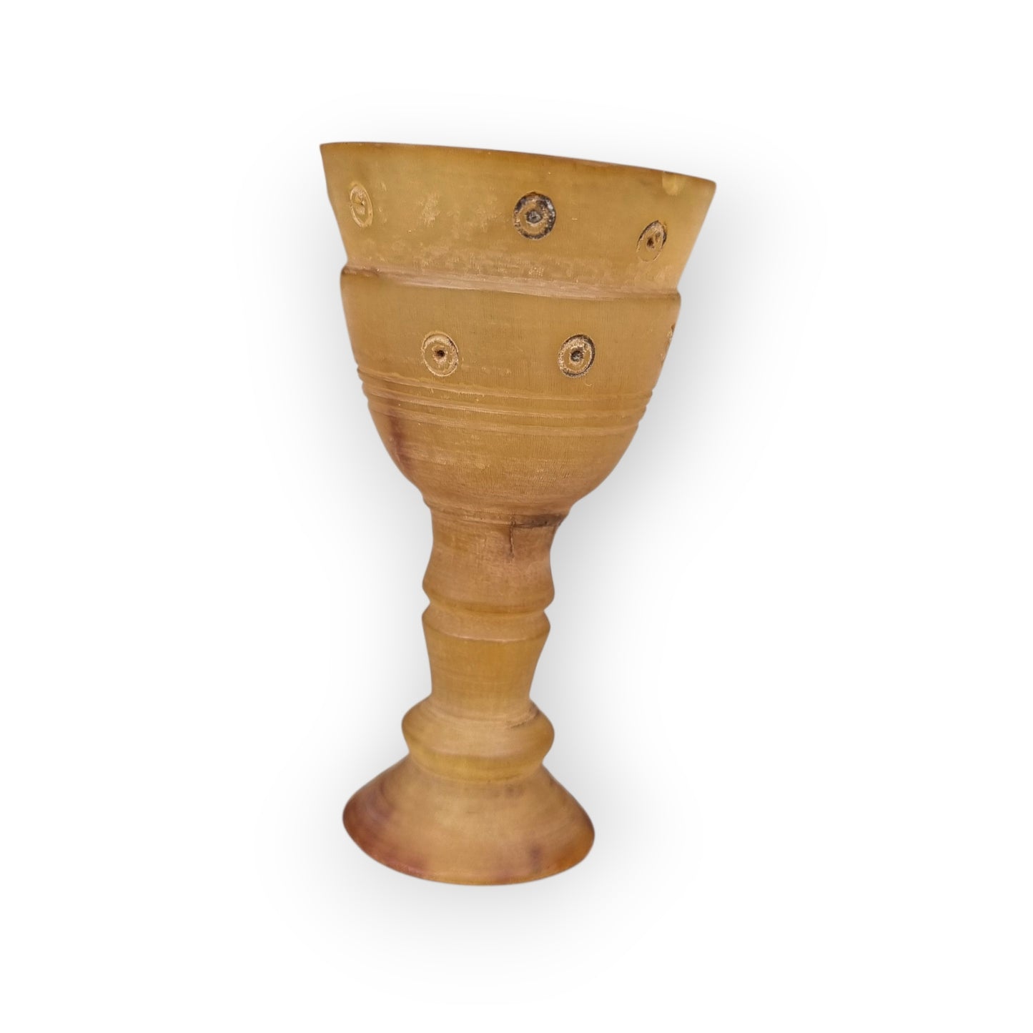 Small 17th Century Antique Horn Goblet