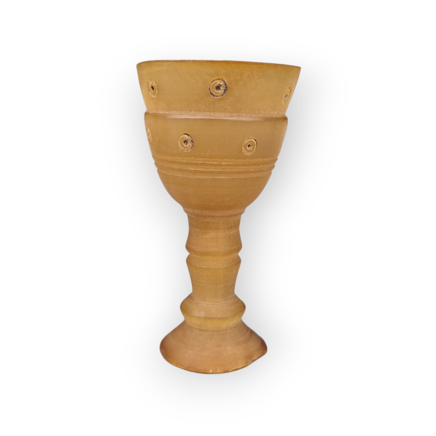 Small 17th Century Antique Horn Goblet