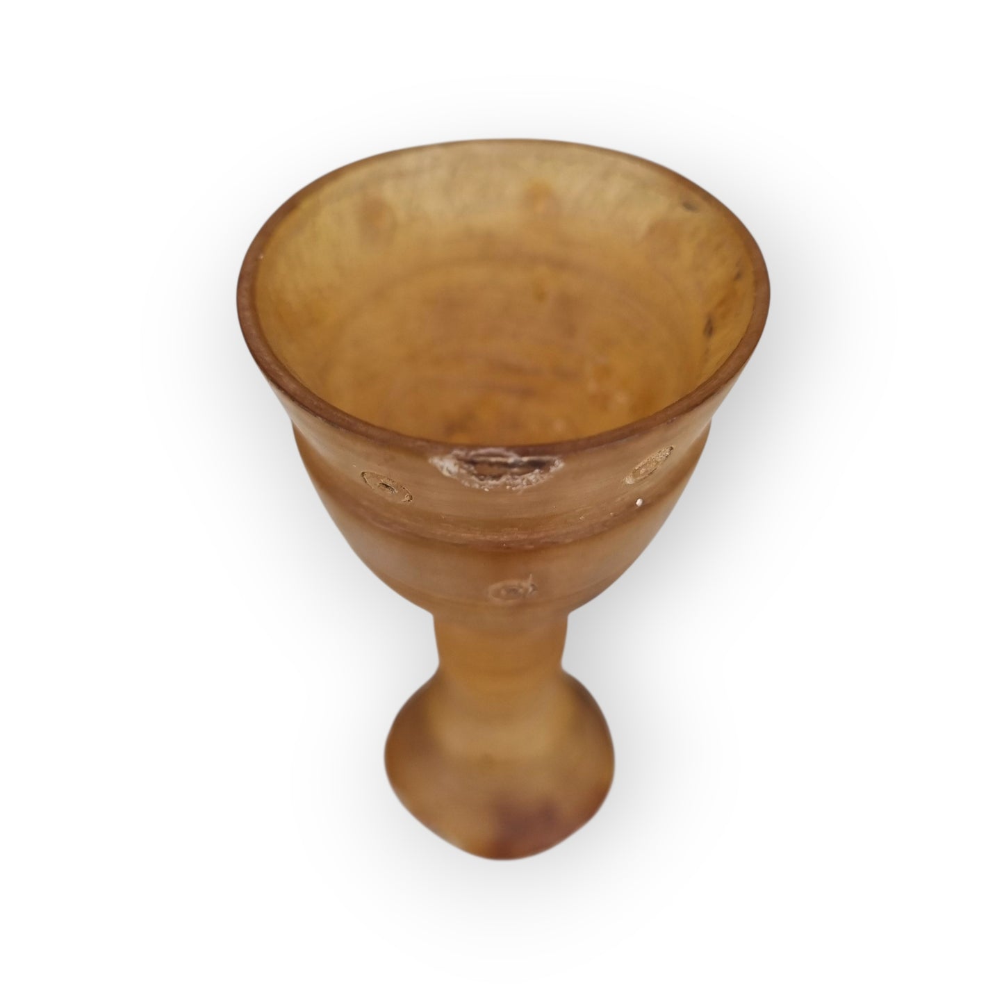 Small 17th Century Antique Horn Goblet