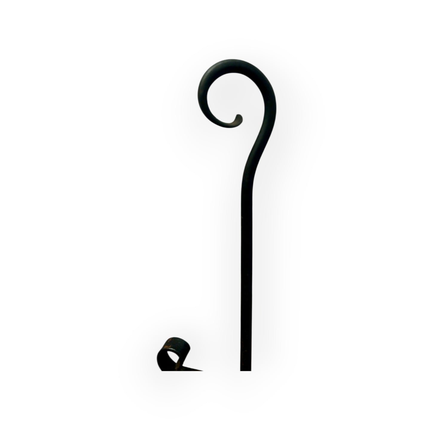 19th-Century English Antique Iron Adjustable Down-Hearth Toasting Fork / Lark Spit