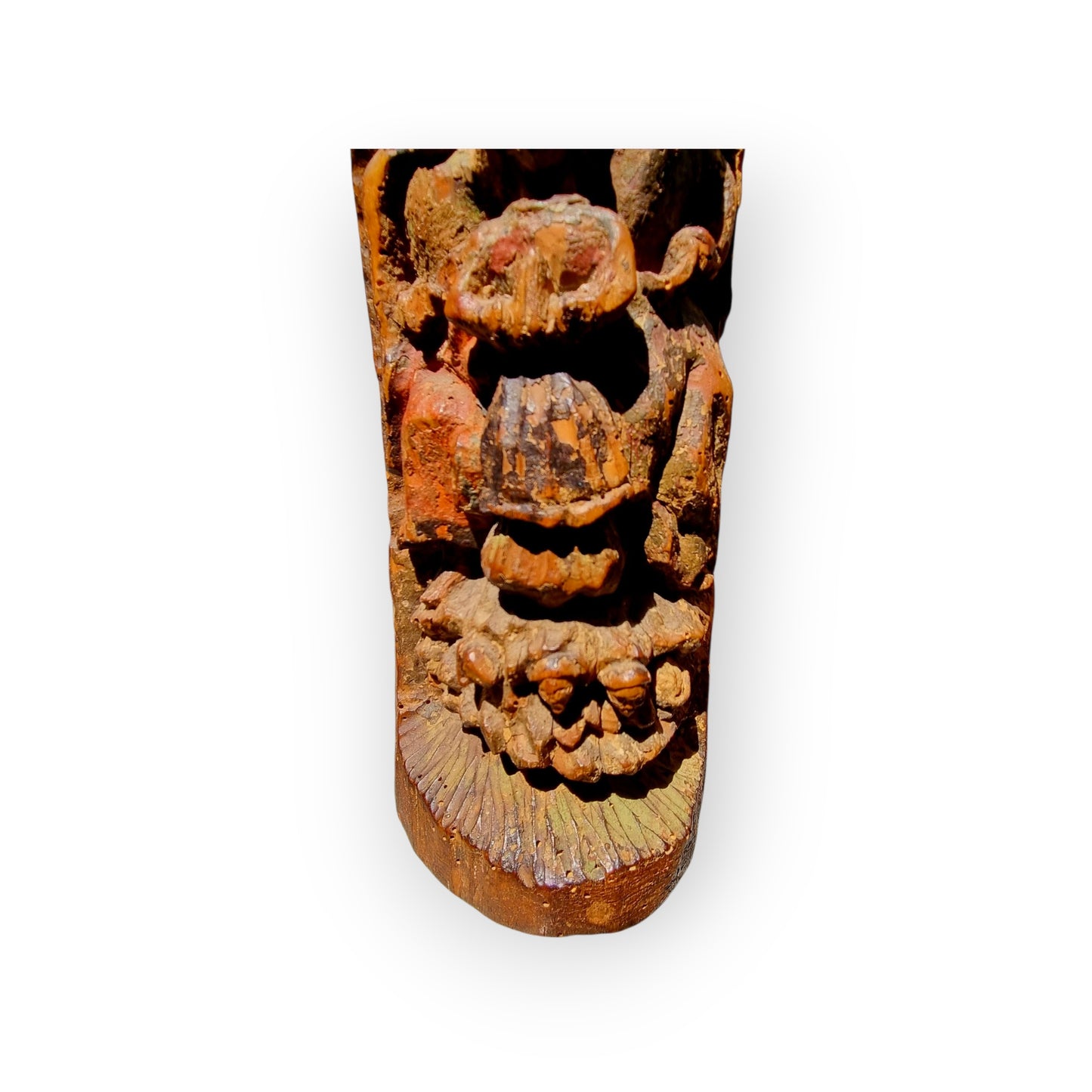 Early 16th-Century Antique Carved Wooden Panel Depicting The Crowning Of The Virgin, circa 1500