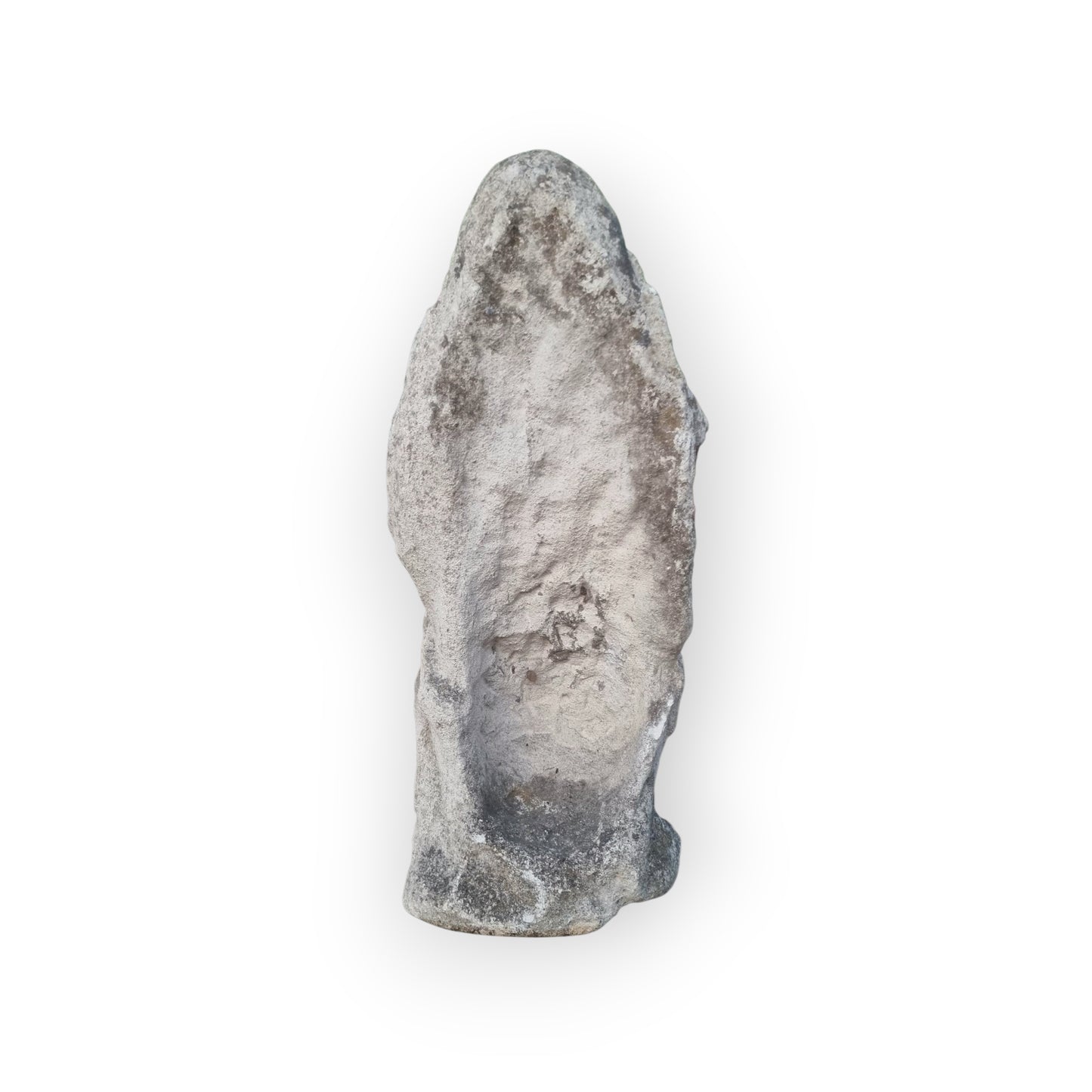 A 15th-Century Spanish Antique Carved Limestone Sculpture Of The Seated Virgin