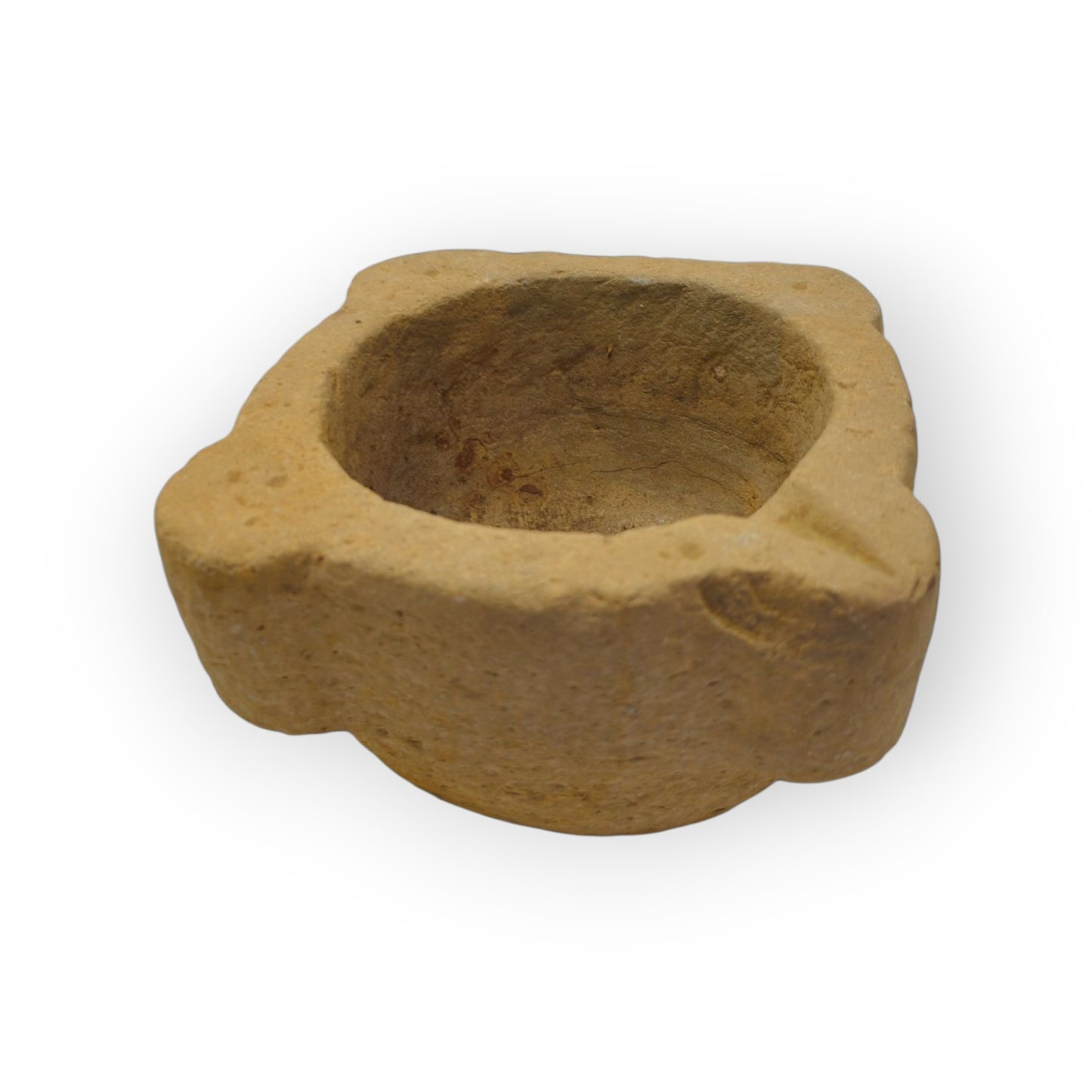 Early 17th-Century Antique Limestone Mortar