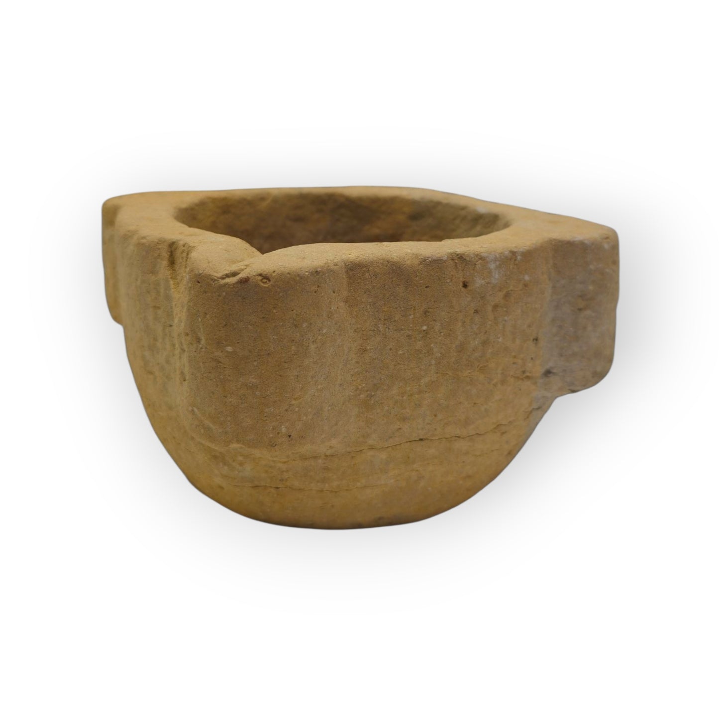 Early 17th-Century Antique Limestone Mortar