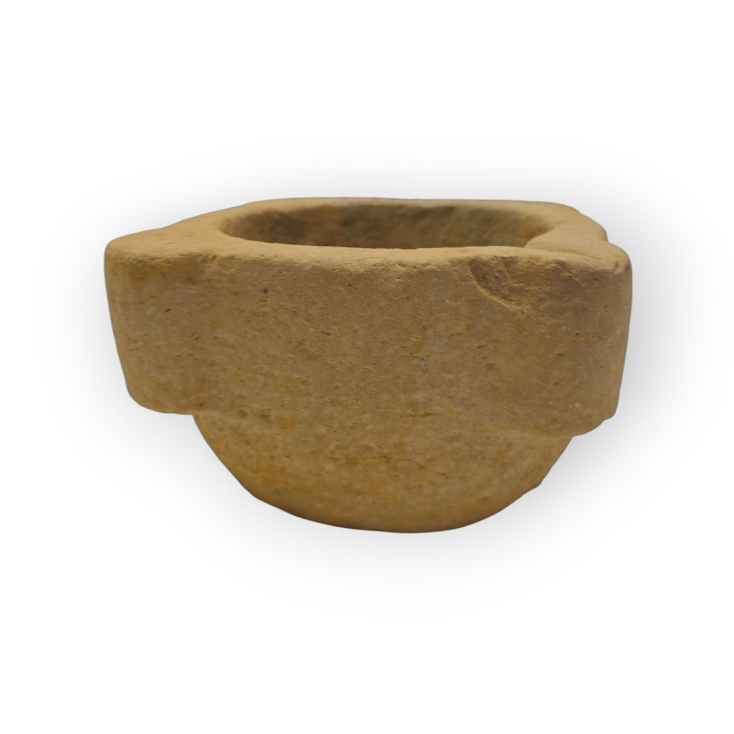 Early 17th-Century Antique Limestone Mortar