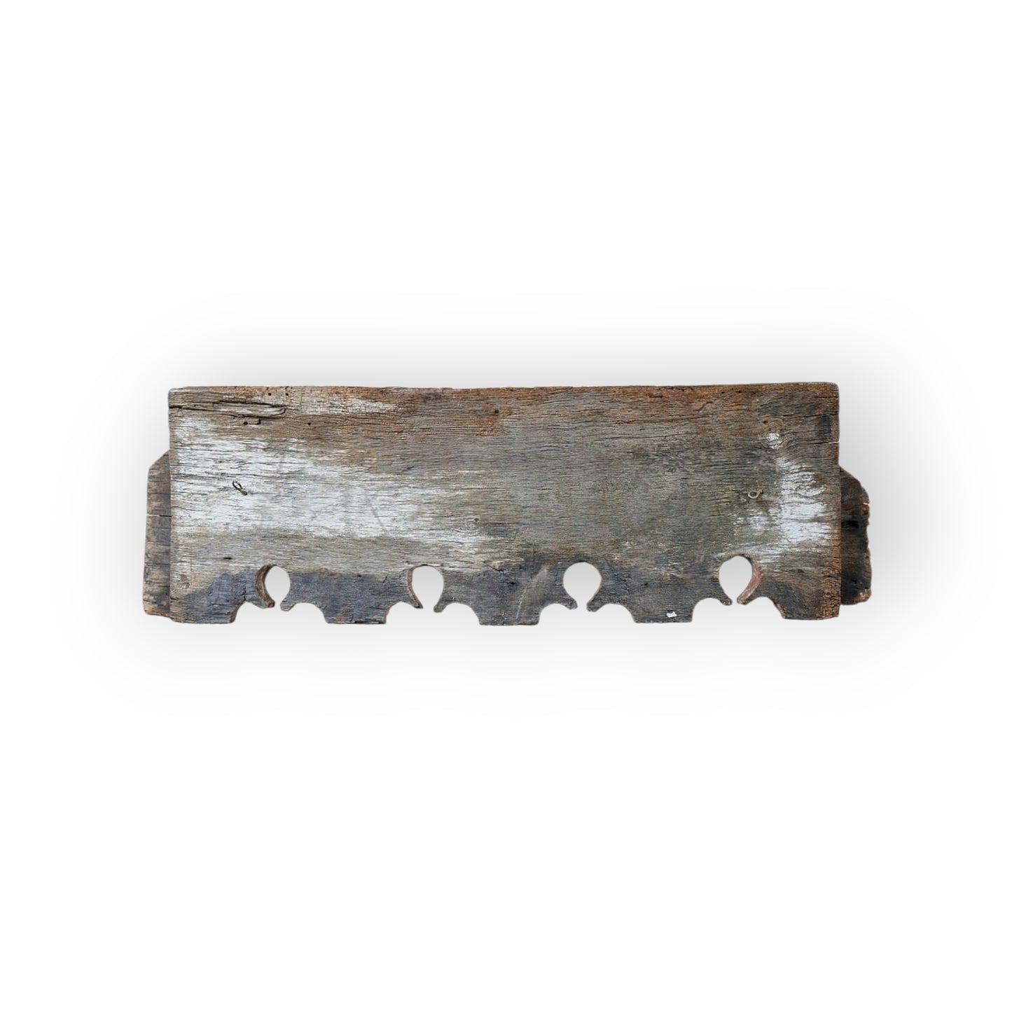 Large Early 16thC English Antique Carved Oak Blind Gothic Tracery Fragment / Tracery Head, Possibly From A Rood Screen, Circa 1500