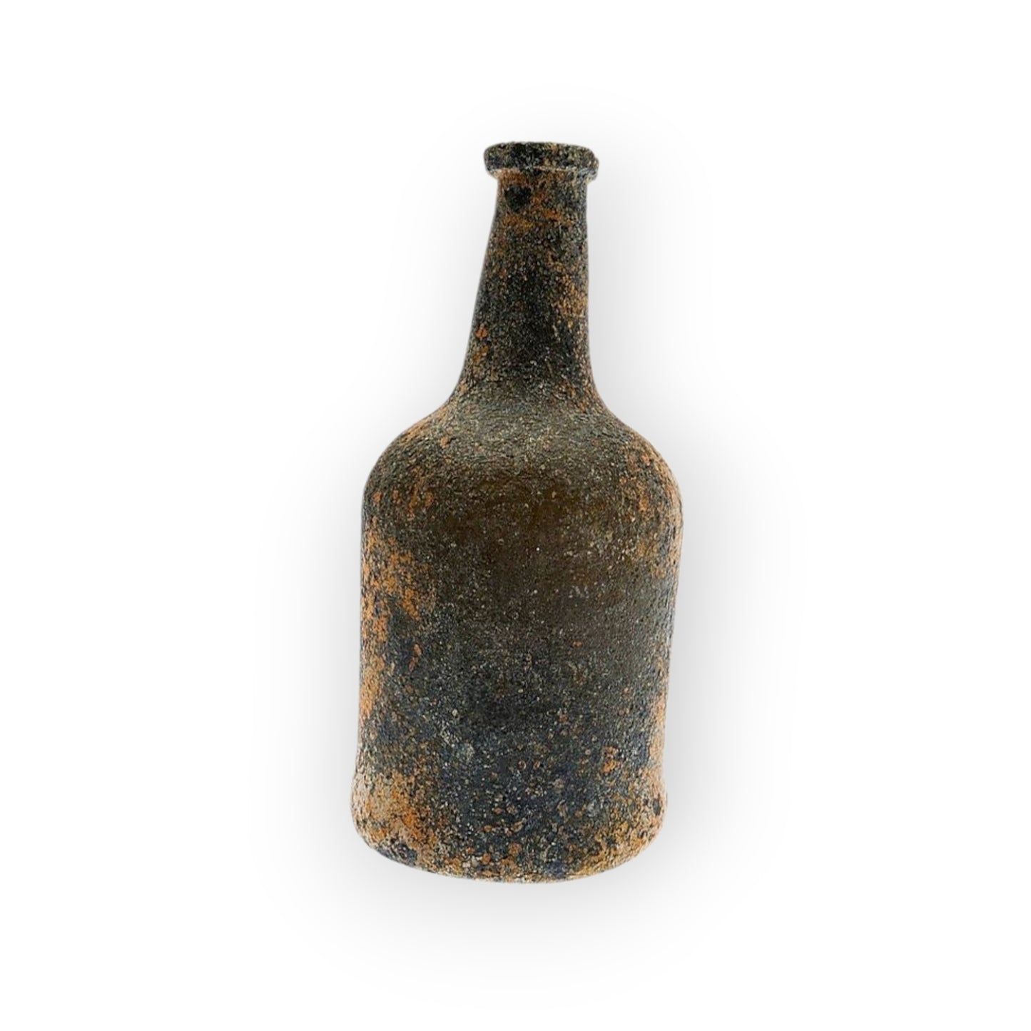 From A Shipwreck Off The Norfolk Coast - An 18th Century Black Glass Wine Bottle
