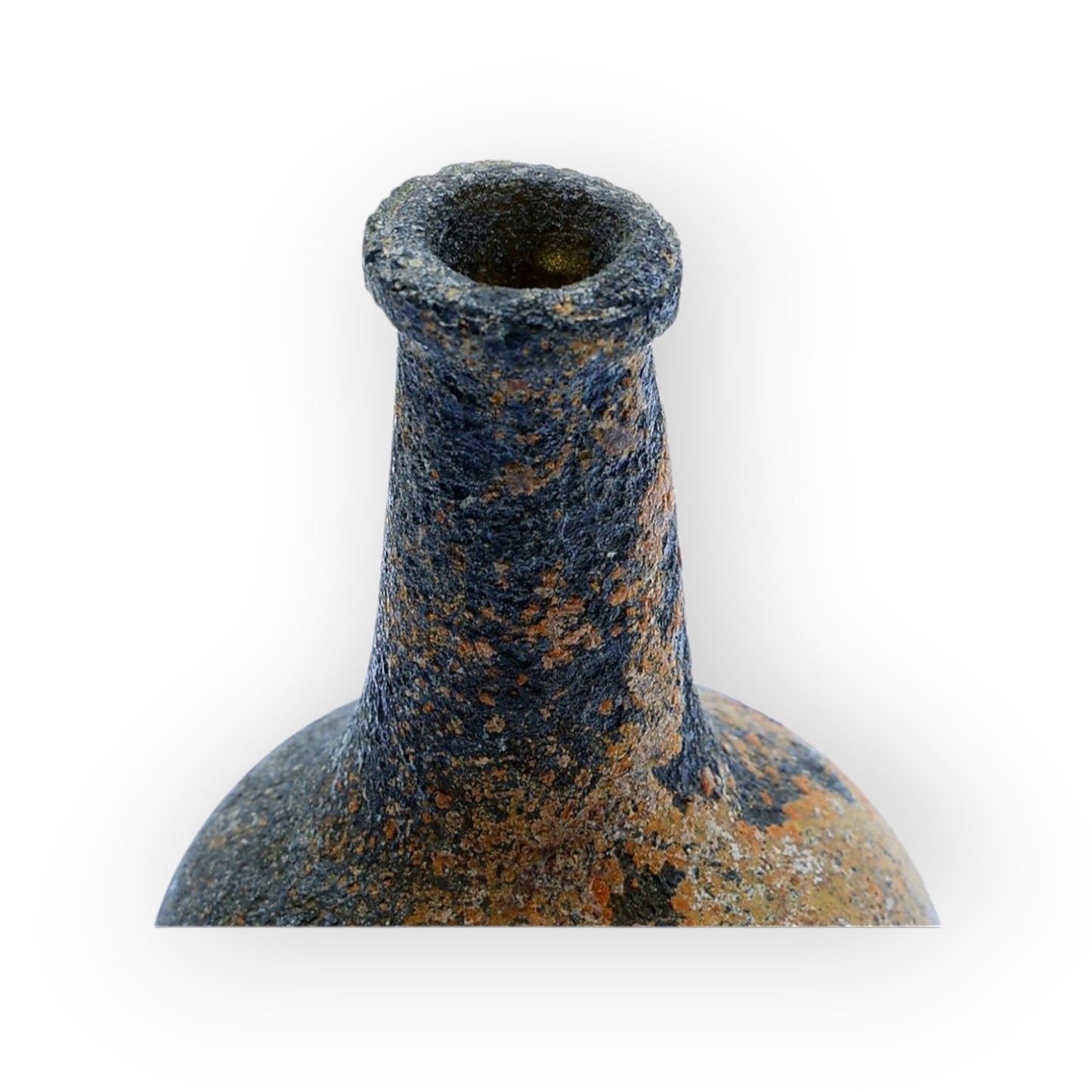 From A Shipwreck Off The Norfolk Coast - An 18th Century Black Glass Wine Bottle