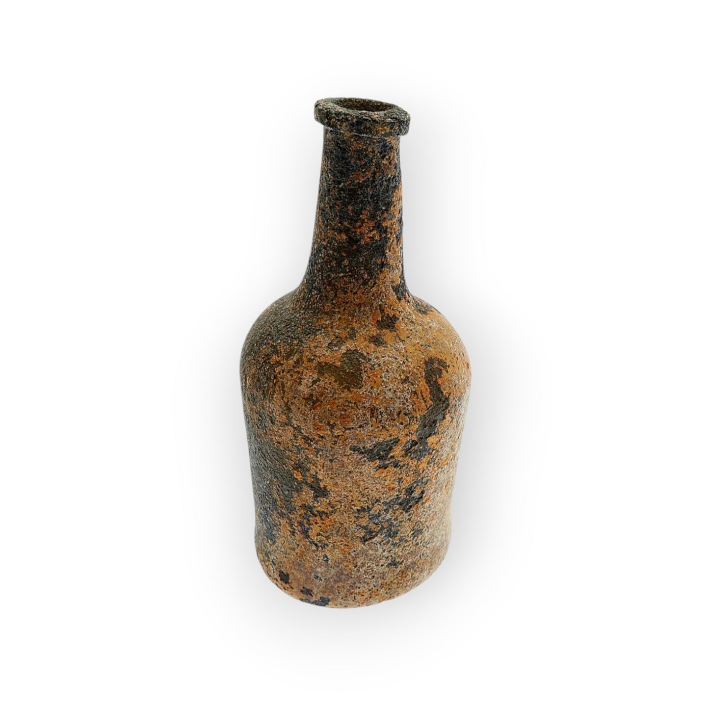 From A Shipwreck Off The Norfolk Coast - An 18th Century Black Glass Wine Bottle