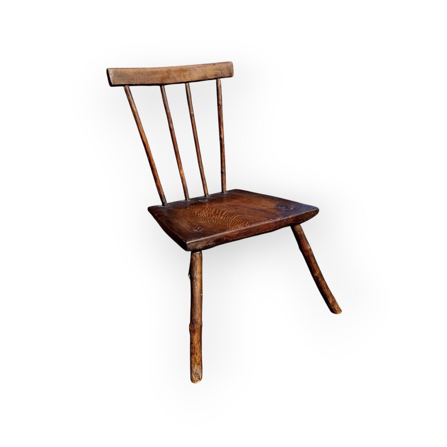 Welsh Vernacular Antique Three-Legged Chair