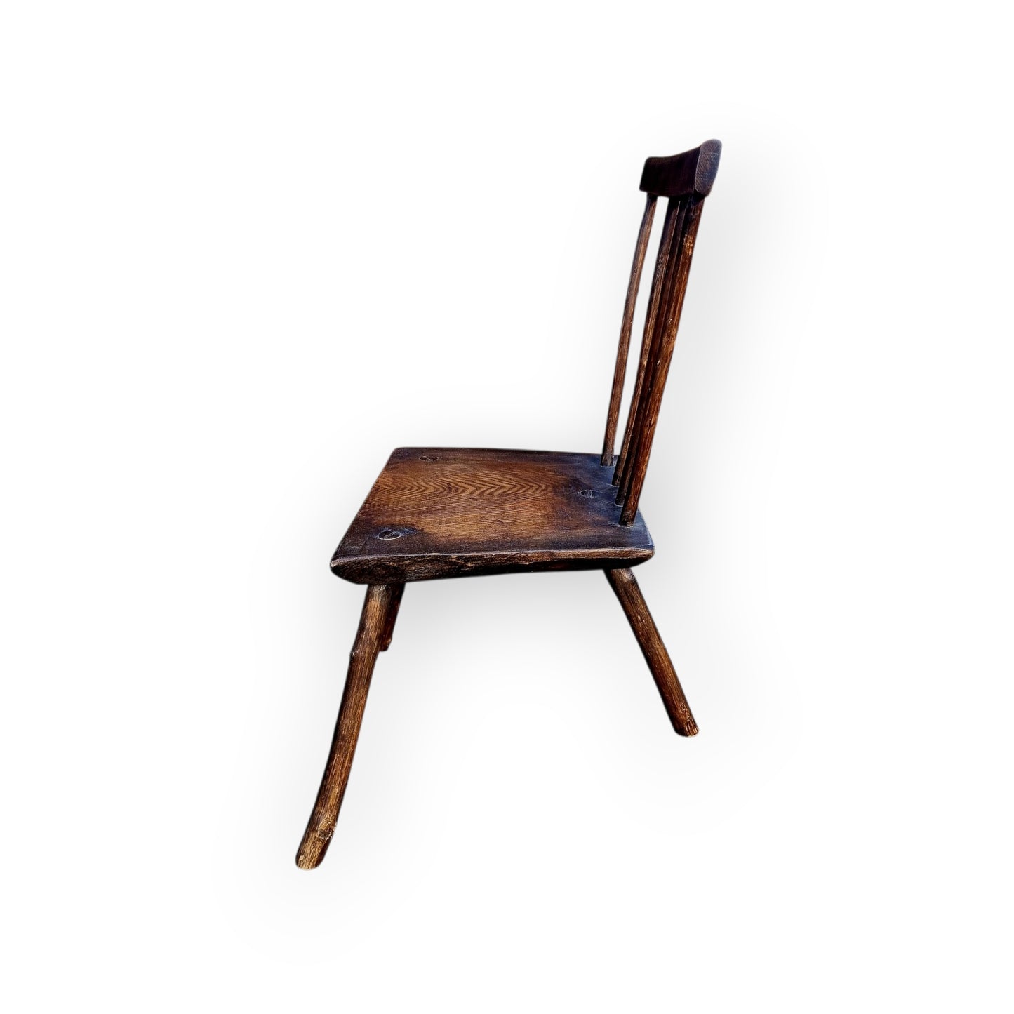 Welsh Vernacular Antique Three-Legged Chair