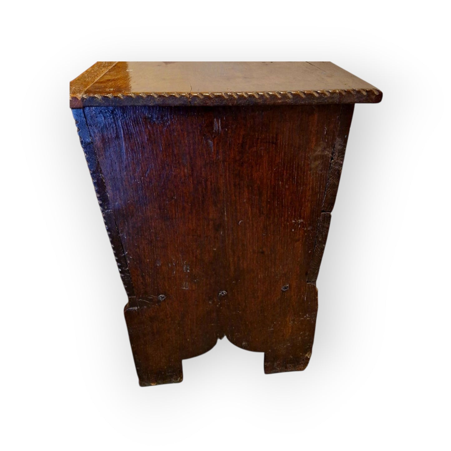 Early 17th Century English Antique Six-Plank Chest / Coffer With Three Locks