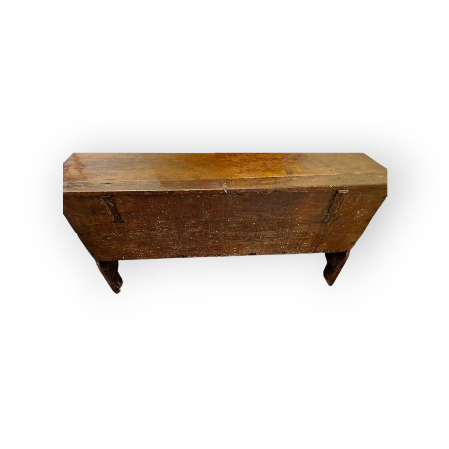 Early 17th Century English Antique Six-Plank Chest / Coffer With Three Locks