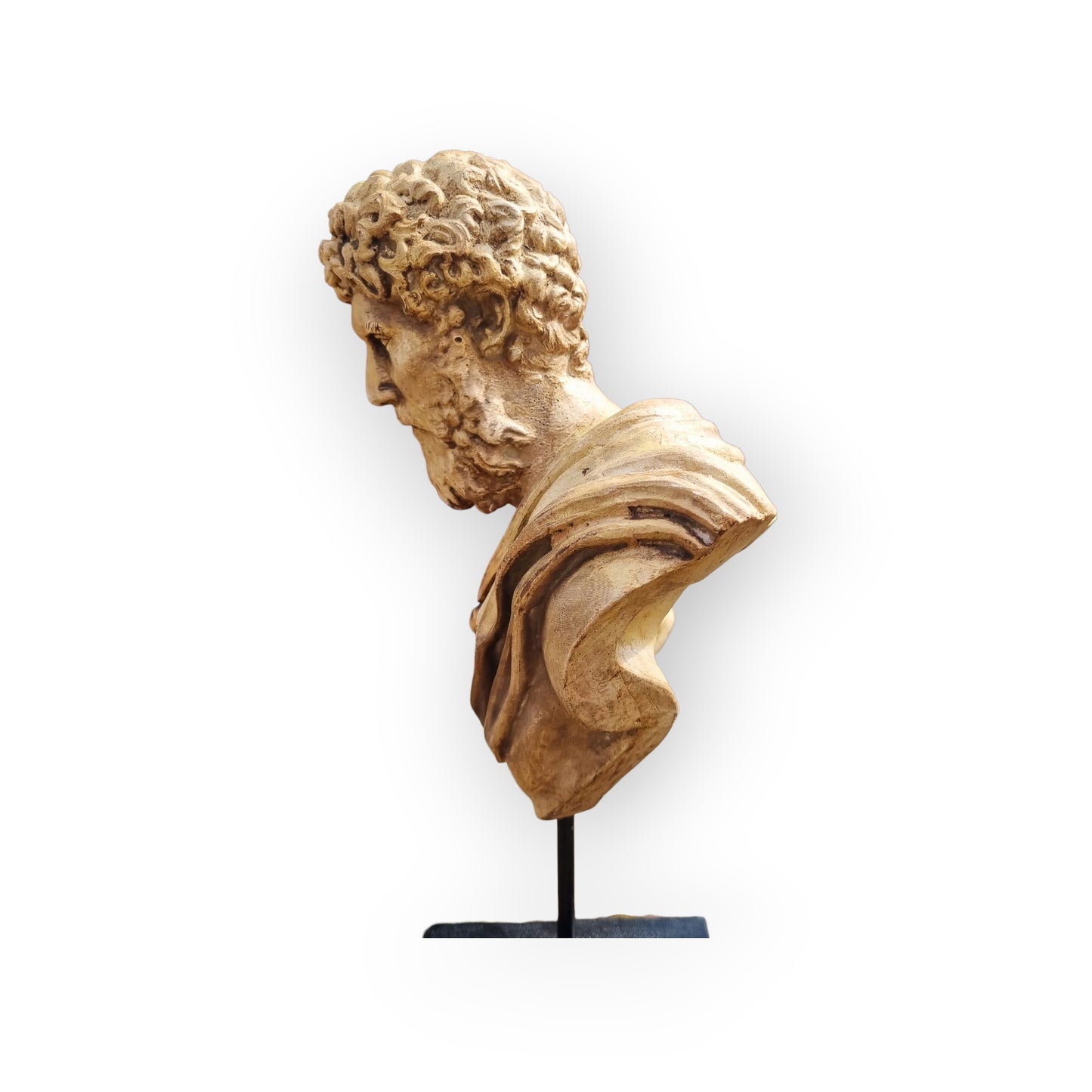 18th Century Style, 19th Century-Made, Italian Antique / Roman "Grand Tour" Plaster Bust, Possibly Lucius Verus