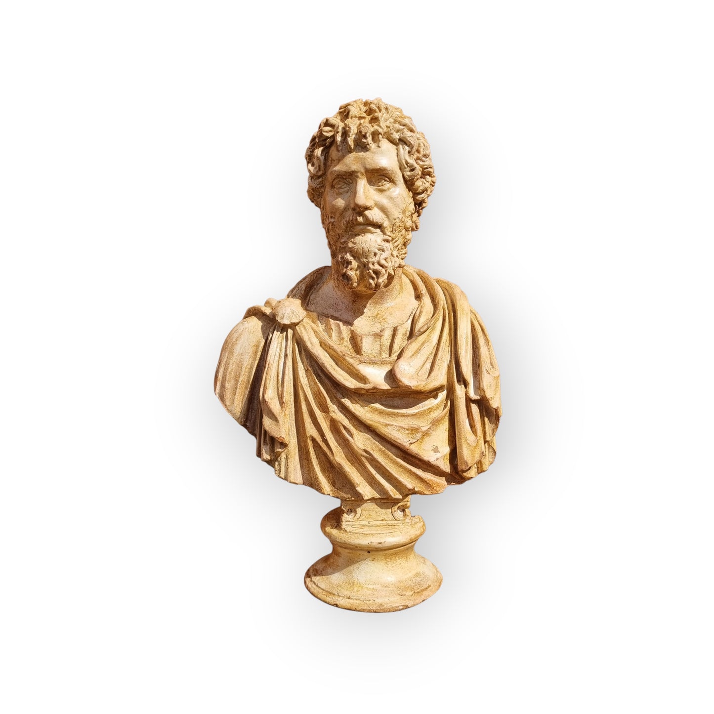 18th Century Style, 19th Century-Made, Italian Antique / Roman "Grand Tour" Plaster Bust, Possibly Antoninus Pius