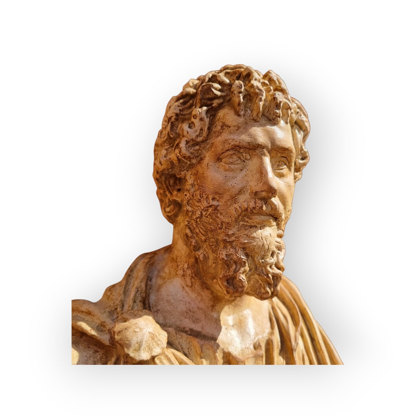 18th Century Style, 19th Century-Made, Italian Antique / Roman "Grand Tour" Plaster Bust, Possibly Antoninus Pius