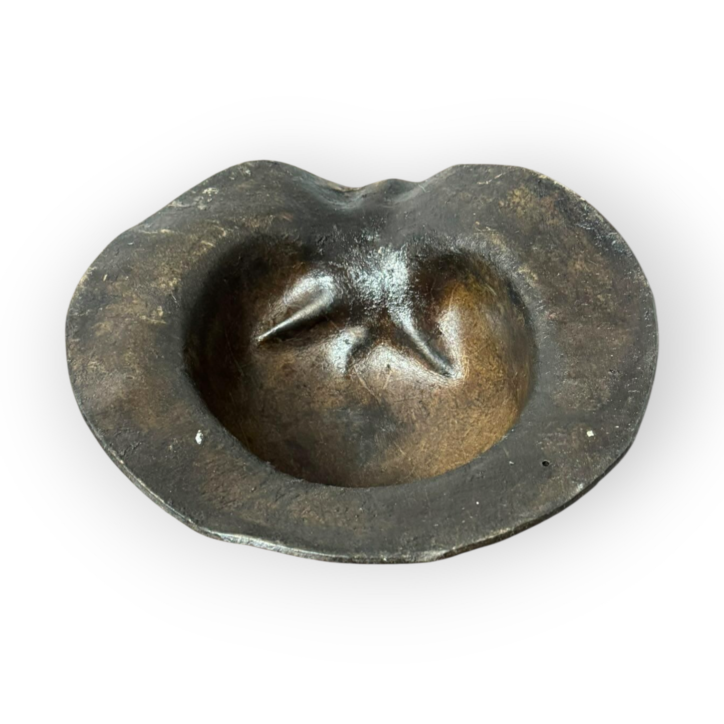 An Early 19th-Century Antique Leather Miner's Hat