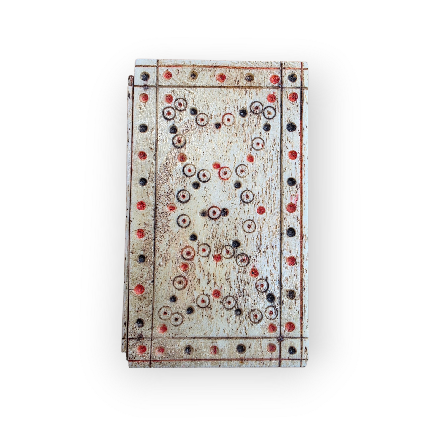 Late 18th-Early 19th-Century  Napoleonic Antique Prisoner Of War Miniature "Double-Six"Domino Set, circa 1793-1815