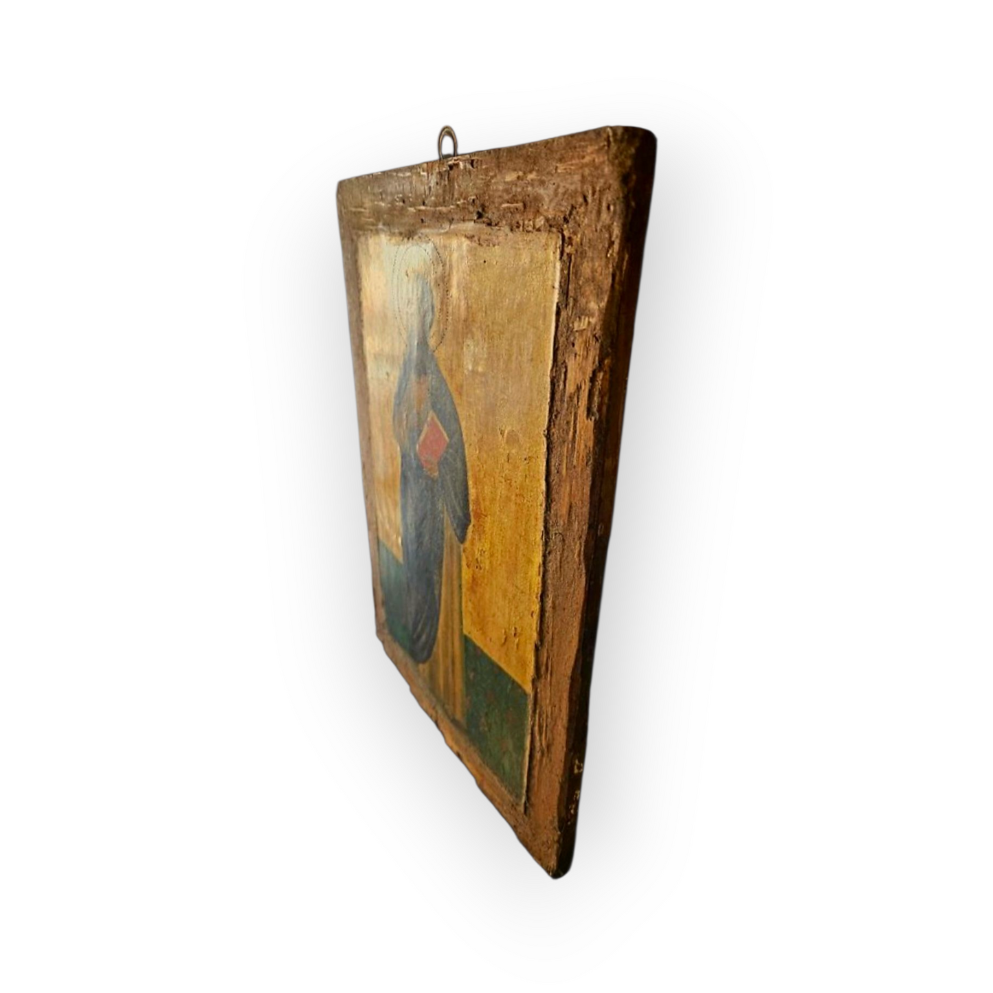 A Large 18th-Century Eastern Antique Orthodox Icon Of Saint Mark The Evangelist | Egg Tempera on Wood Panel
