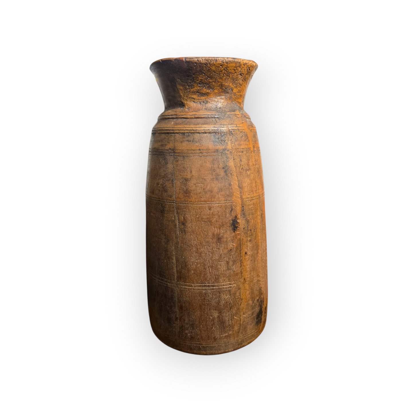 18th-Century Style Antique Treen Dry Goods Jar