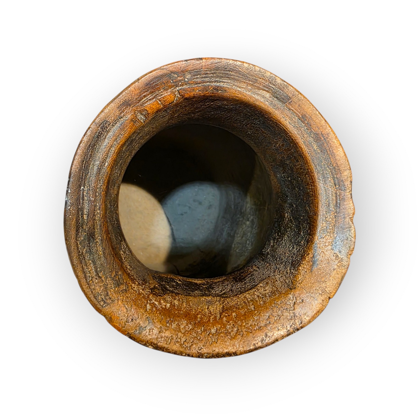 18th-Century Style Antique Treen Dry Goods Jar