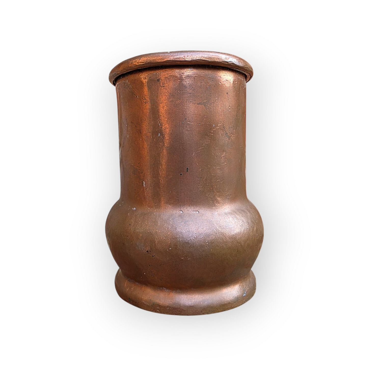 Late 18th-Century Antique Copper Tankard / One Pint Measure