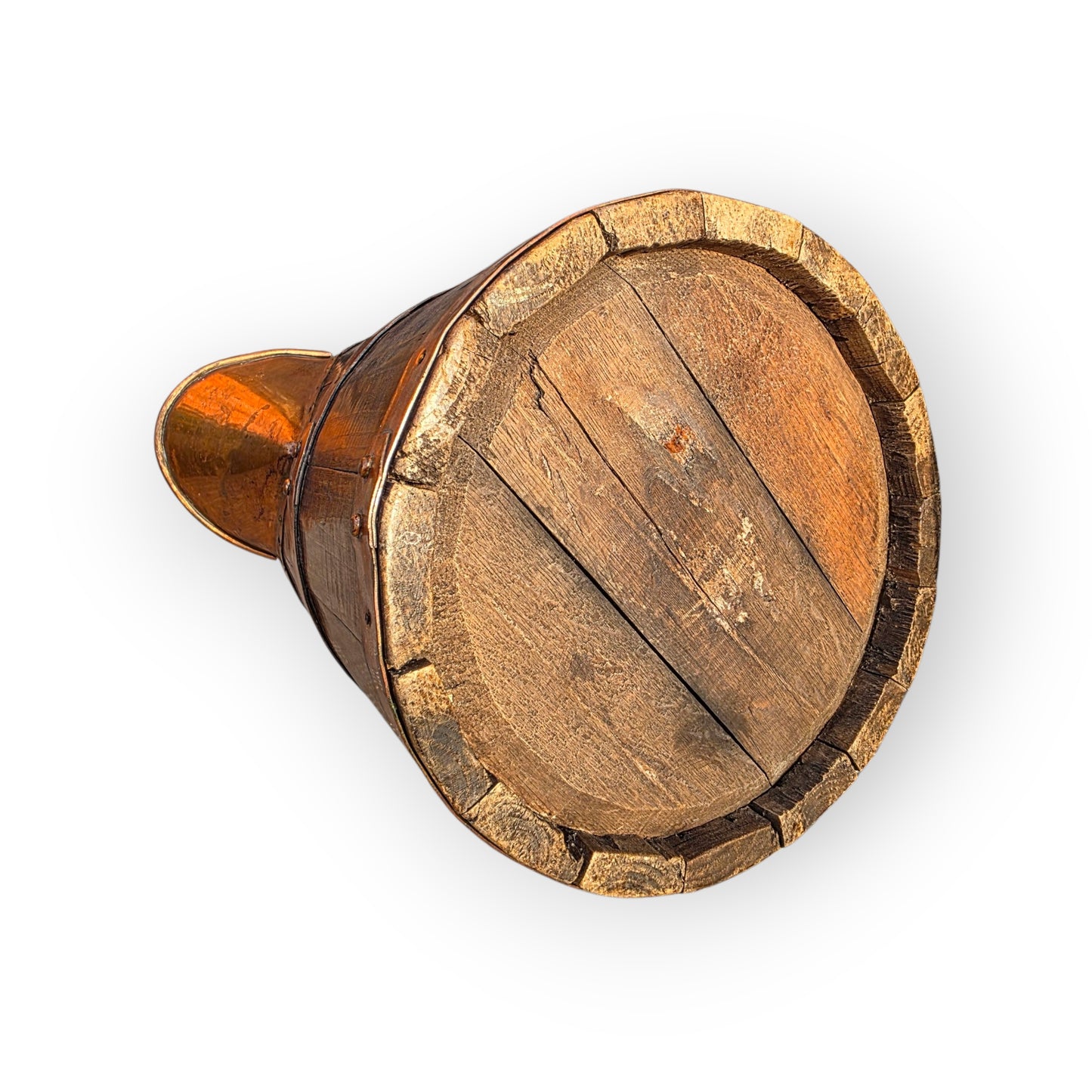 19th-Century Antique Coopered Ale Jug